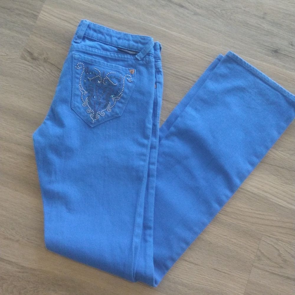 J&Company Bedazzled Boot Cut Blue Jeans